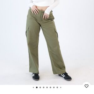 Klassy Network Olive Green Cargo Pants